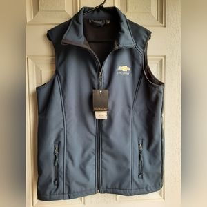 Chevrolet Vest Jacket Mens Size M Navy Brand New